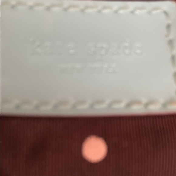 Kate Spade Aqua and Tan Striped Tote - Picture 8 of 11